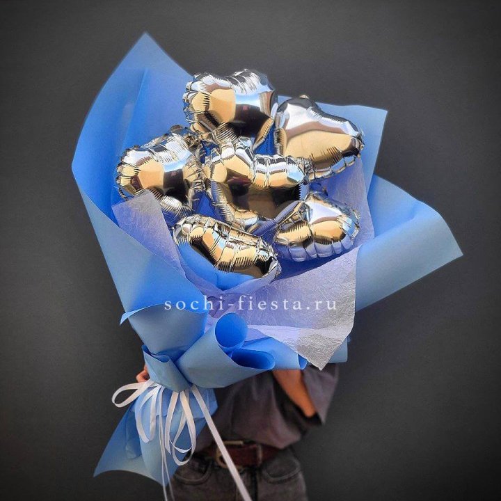 Букет из шаров сердец  №2 в Вологде