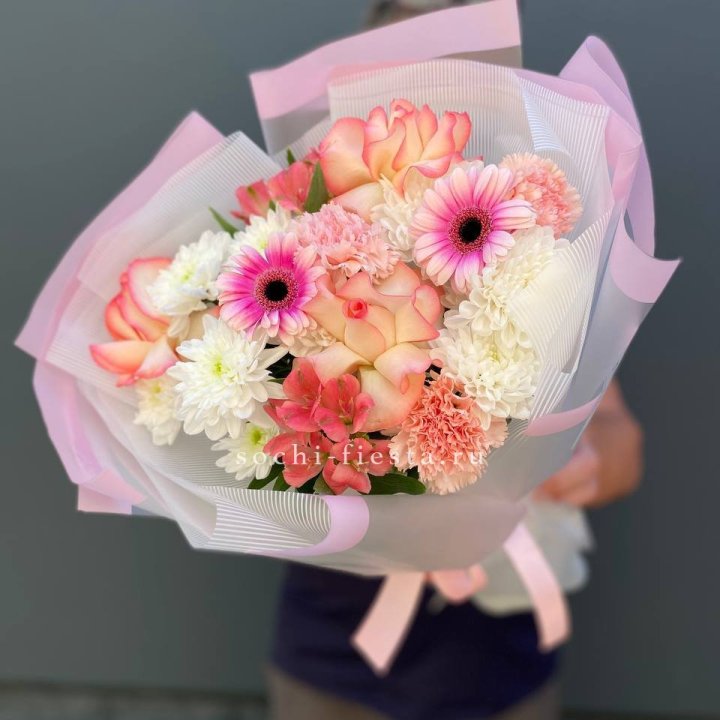 Яркий букет "Спринг" в Вологде