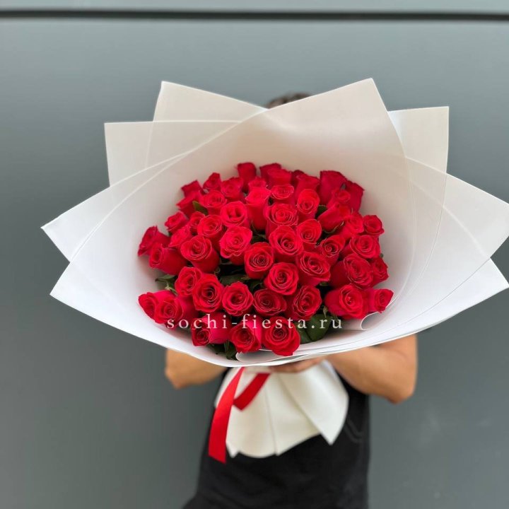 51  красная роза в Вологде