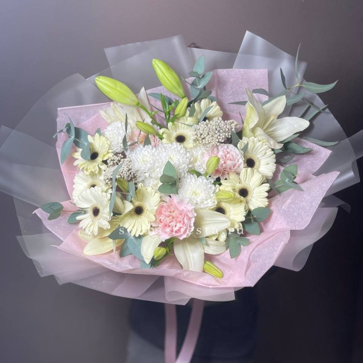 Букет "Нежная савана" в Вологде