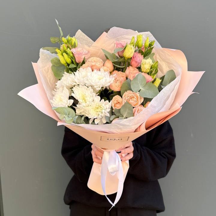 Букет "Персиковая нежность" в Вологде