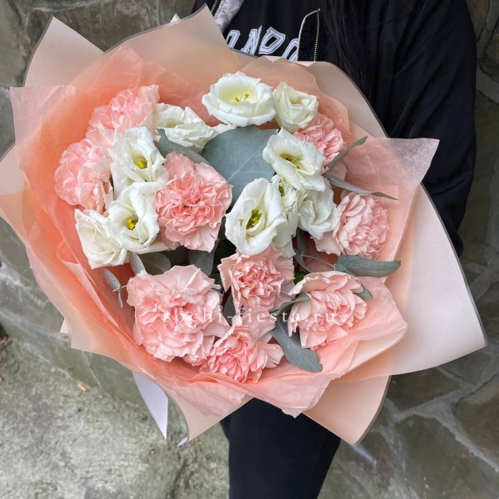  Букет диантусов "Пич" в Вологде