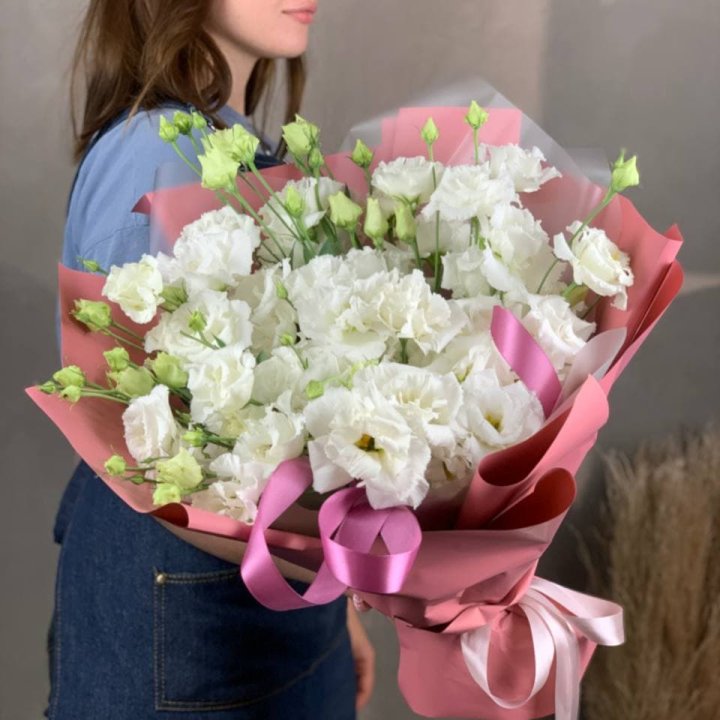 Букет эустом "Пудра" в Вологде