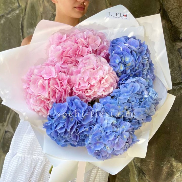 Букет гортензий №1 в Вологде
