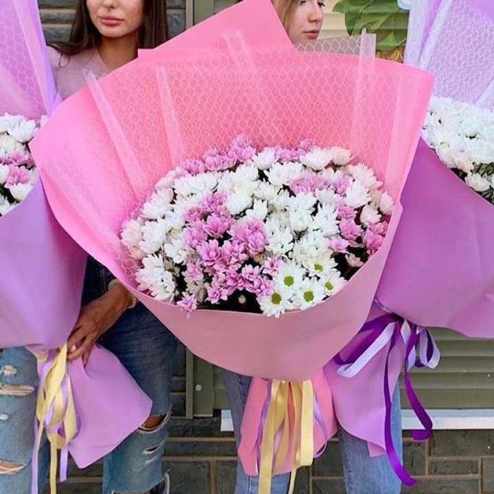 Букет хризантем №3 в Вологде