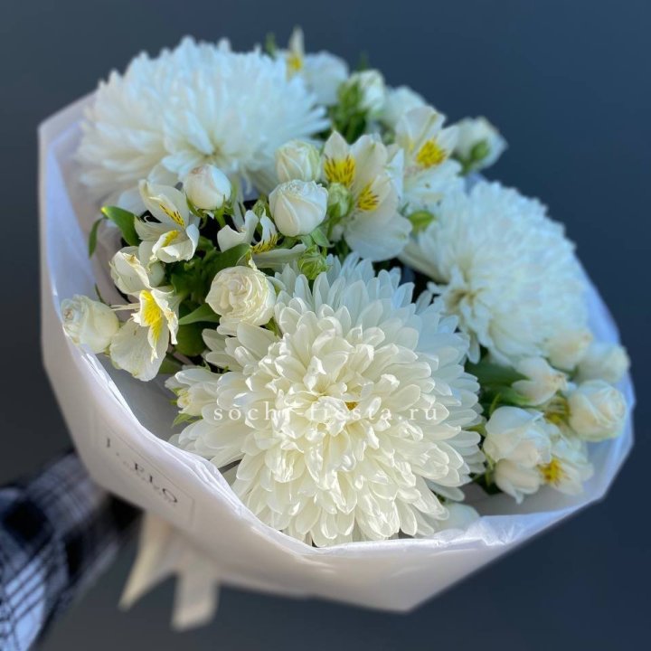Букет из хризантем "Миранда" в Вологде