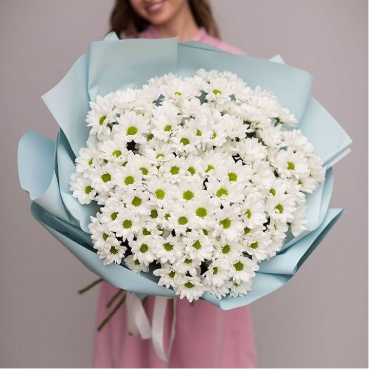  Букет хризантем "Бон-бон" в Вологде