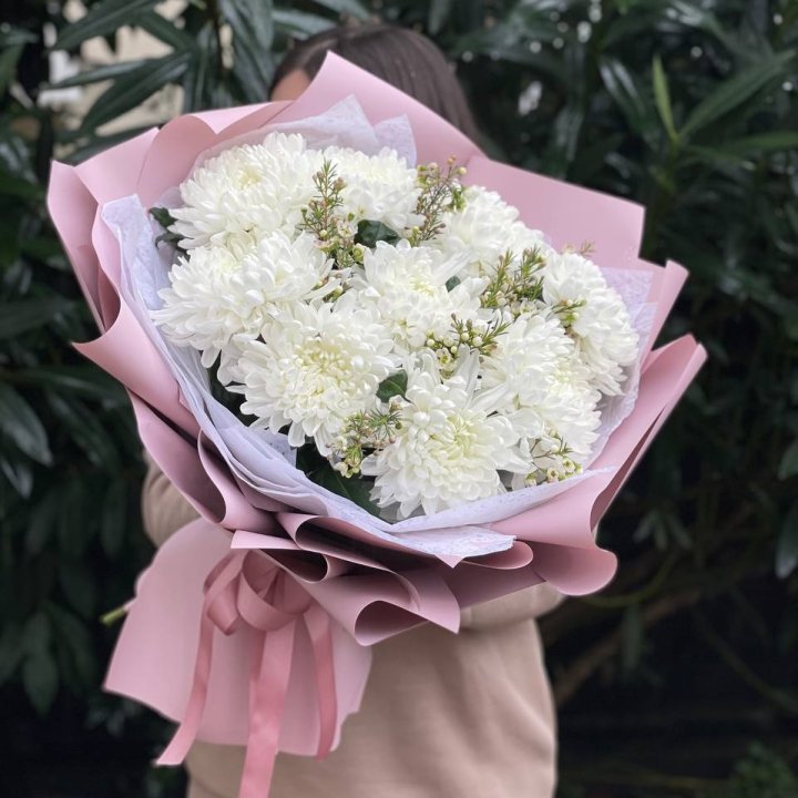 Букет хризантем №1 в Вологде