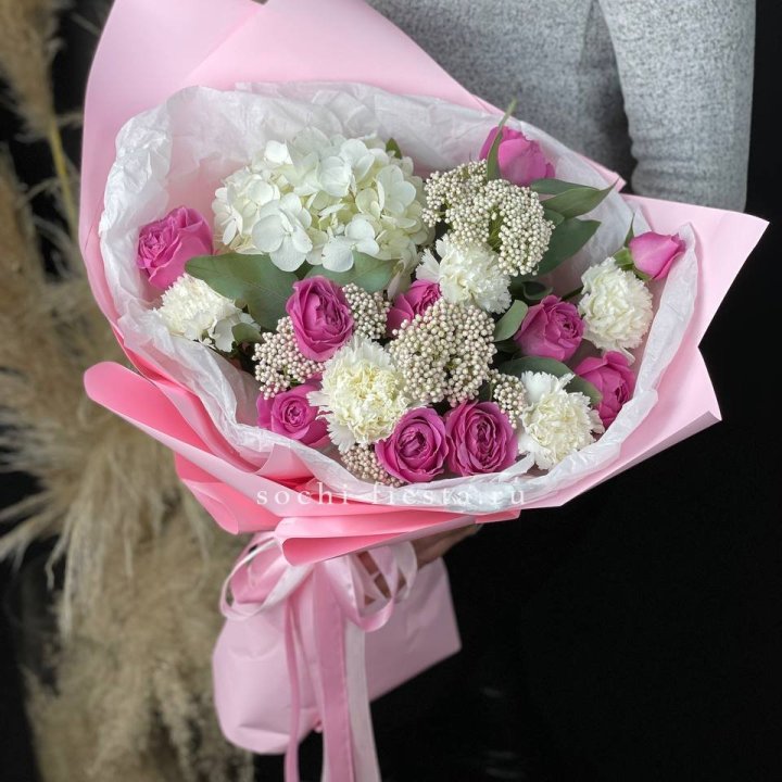 Букет с мисти бабблс №1 в Вологде