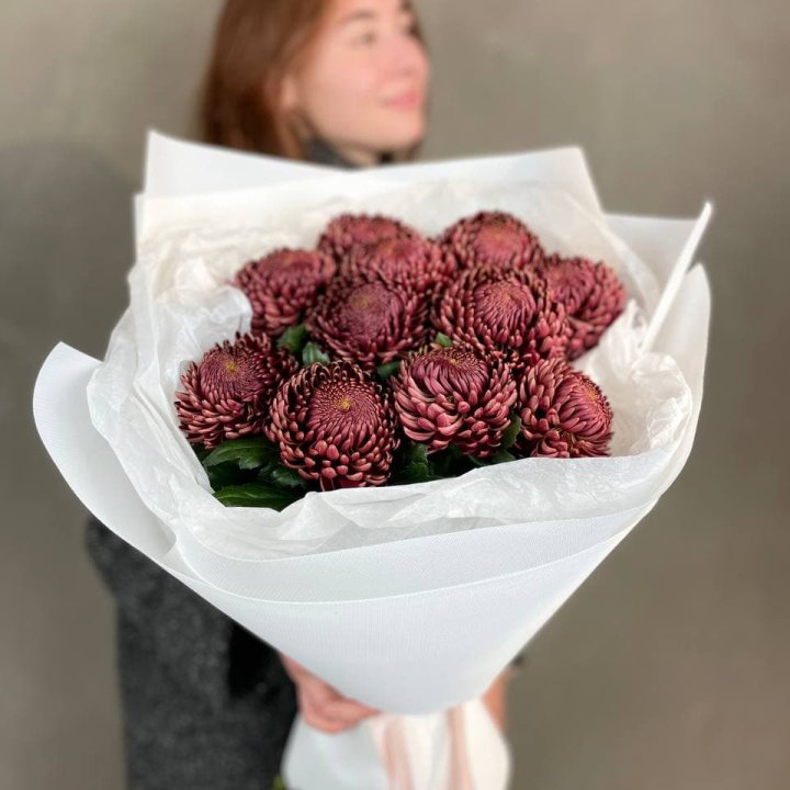 Букет хризантем "Касиопия" в Вологде