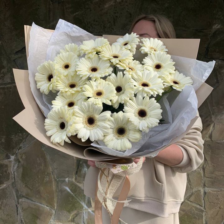 Букет голландских гербер "Шейн"" в Вологде