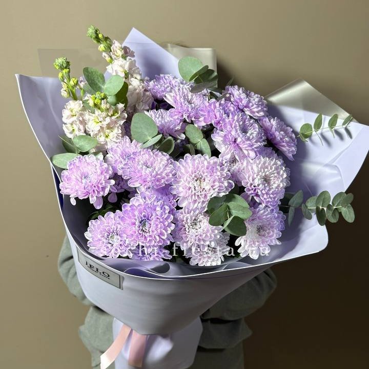 Дуо хризантема и маттиола в Вологде