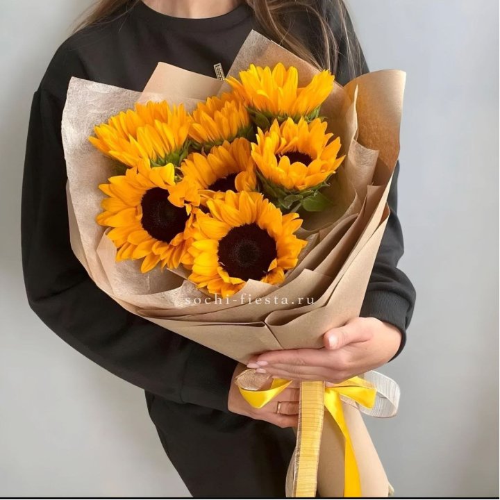 Букет из подсолнухов в Вологде