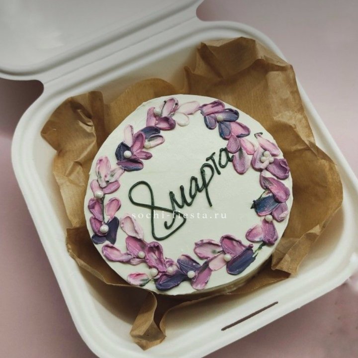 Бенто-торт "8 марта цветы"  в Вологде