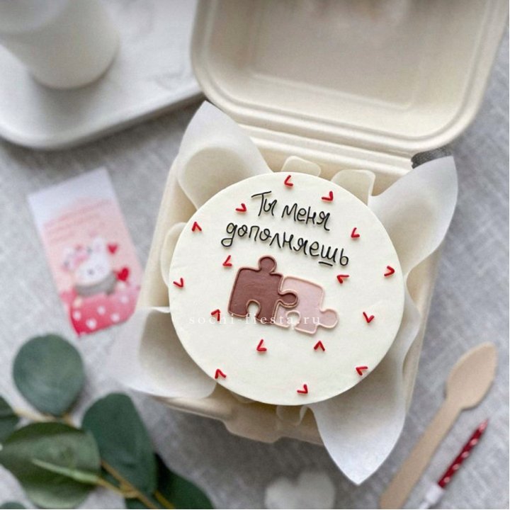 Бенто-торт "ТЫ меня дополняешь"  в Вологде