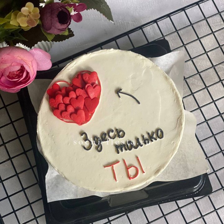 Бенто-торт "В моем сердце только ты"  в Вологде