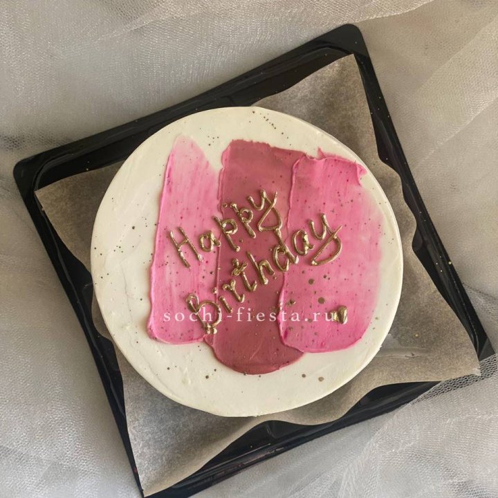 Бенто-торт "С днём рождения" пастель в Вологде