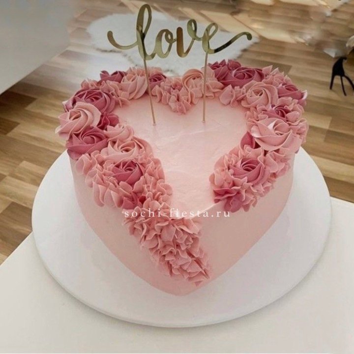 Торт "Сердце" 10 в Вологде
