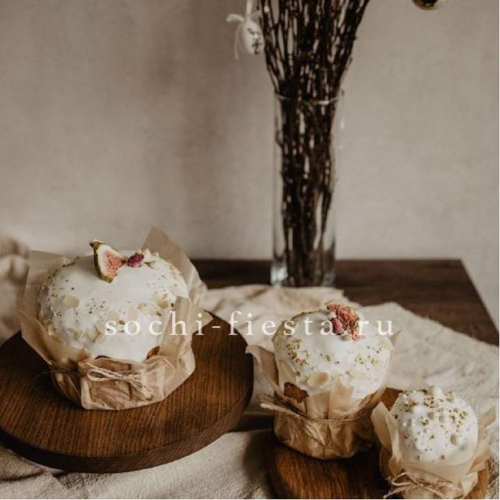 Кулич мини с изюмом в Вологде