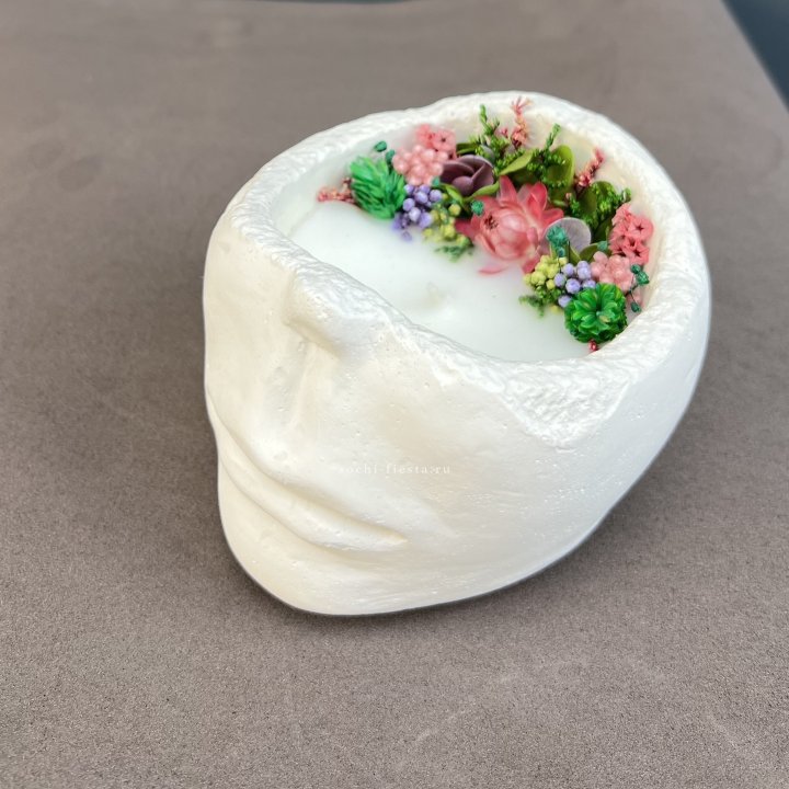 Свеча ароматическая в гипсе  в Вологде