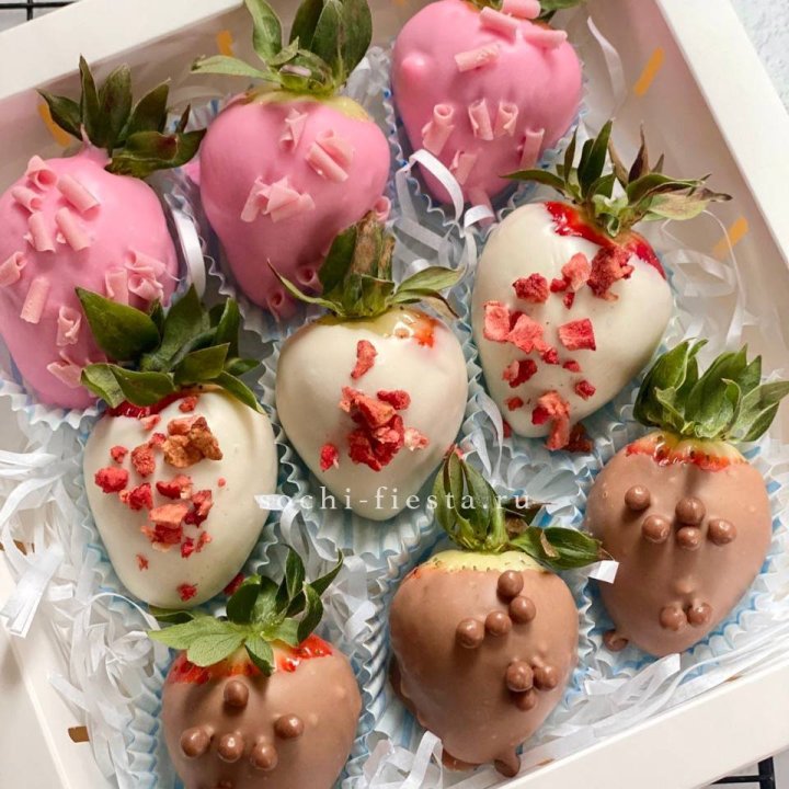 Клубника в шоколаде 9 ягод в Вологде