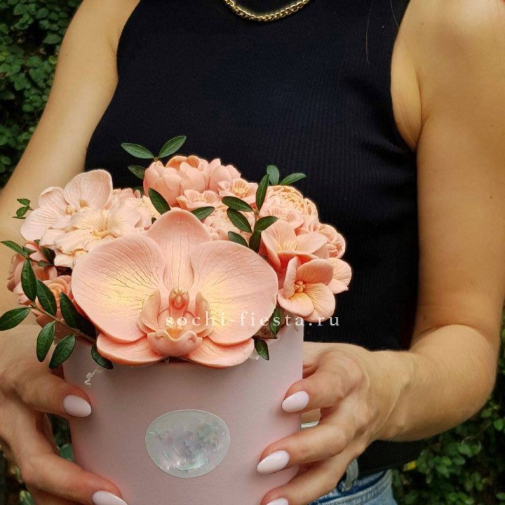 Шоколадный букет Орхидей в Вологде