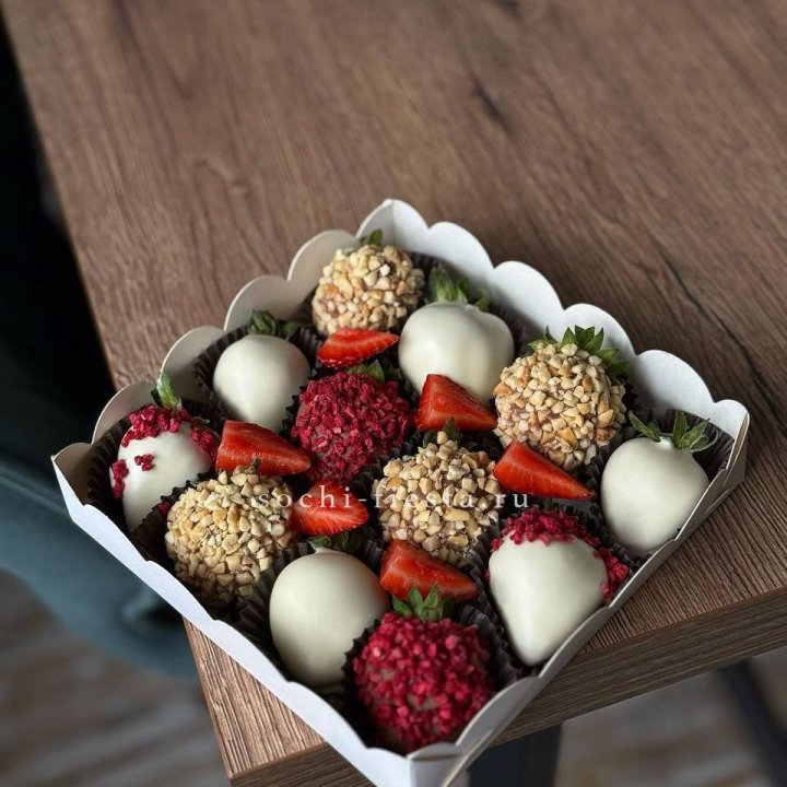 Клубника в шоколаде 12 ягод №2 в Вологде