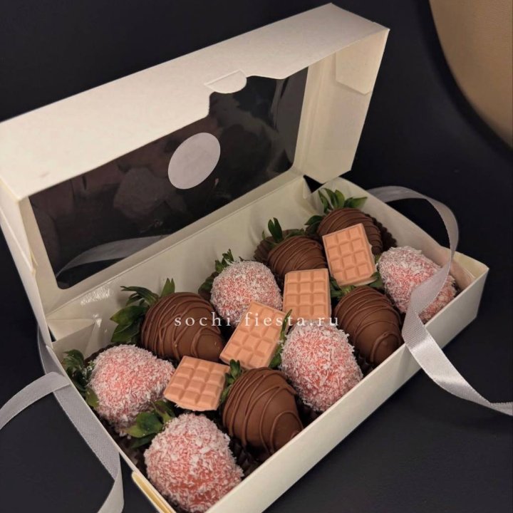 Клубника в шоколаде 10 ягод №2 в Вологде