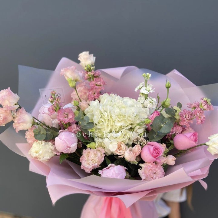 Дизайнерский букет "Фламинго" в Вологде