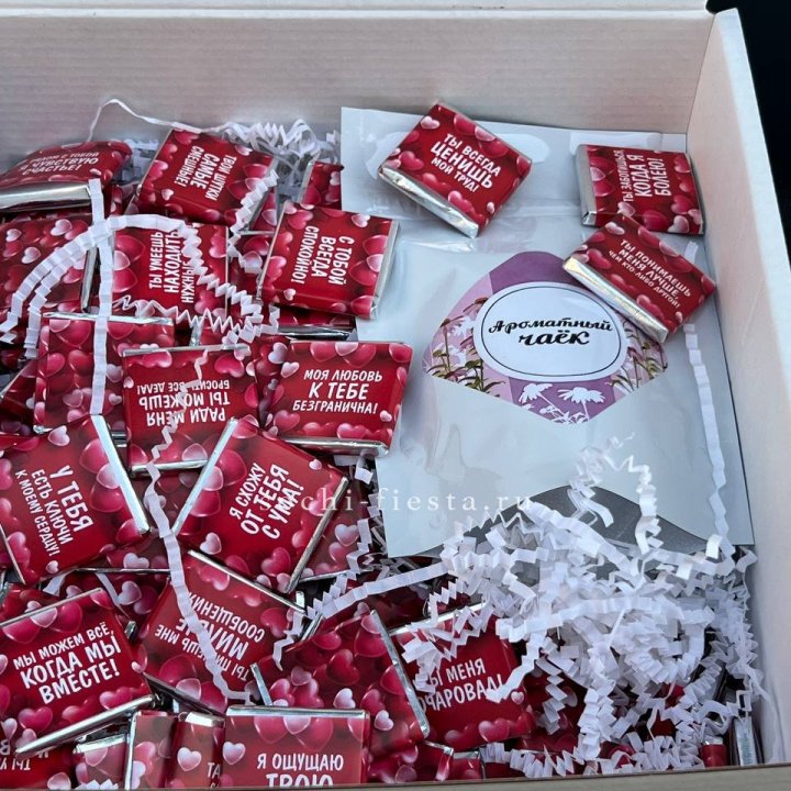 Набор Шоколад и Чай "101 причина любви" в Вологде