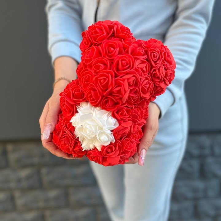 Медведь с белым сердцем в Вологде