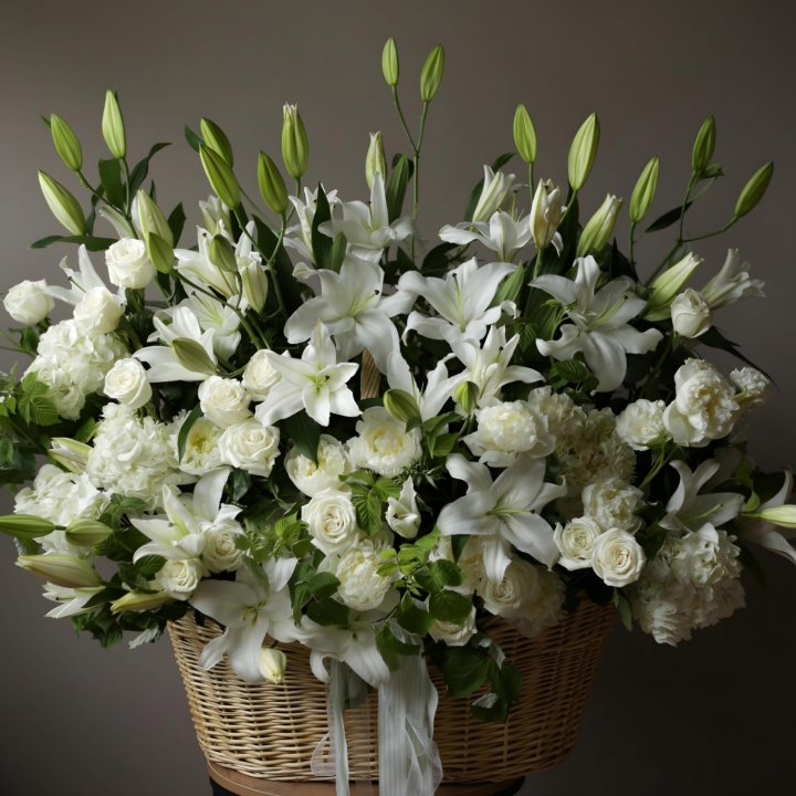 Цветочная корзина макси №3 в Вологде