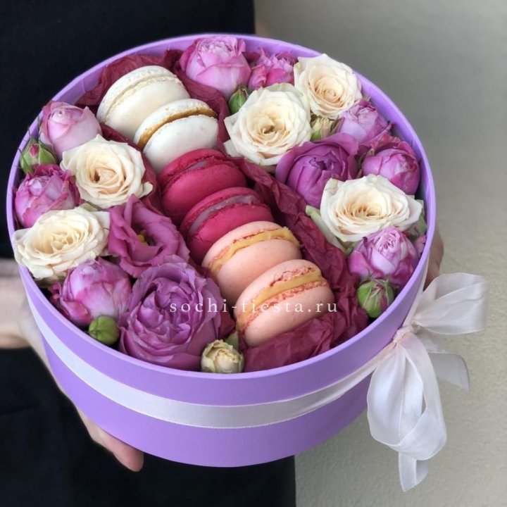 Цветочный бокс "Лаванди" в Вологде