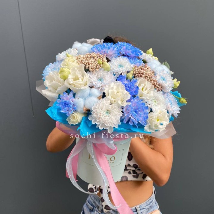 Коробка цветов  " Облако" в Вологде