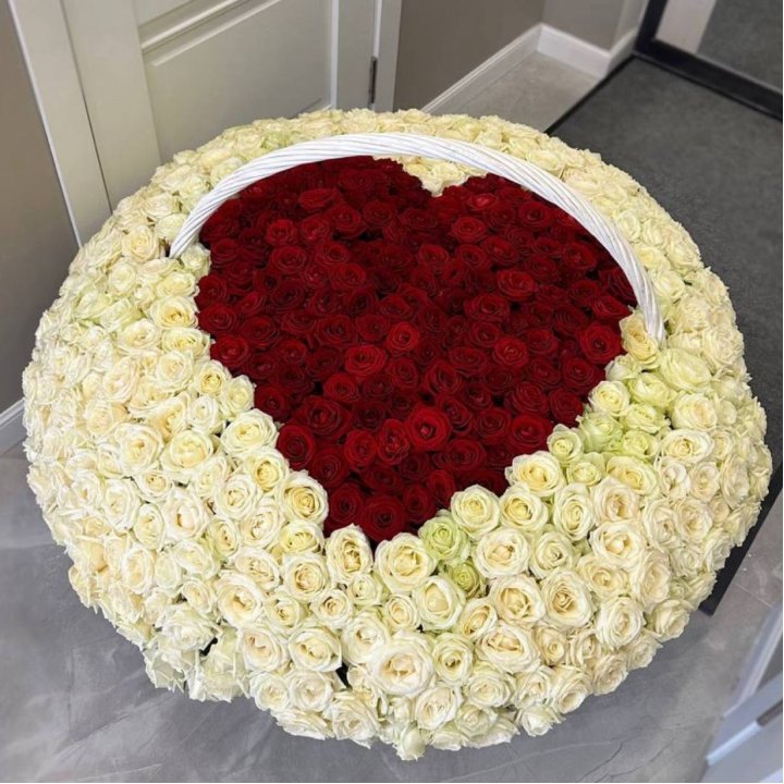 501 роза сердце в Вологде