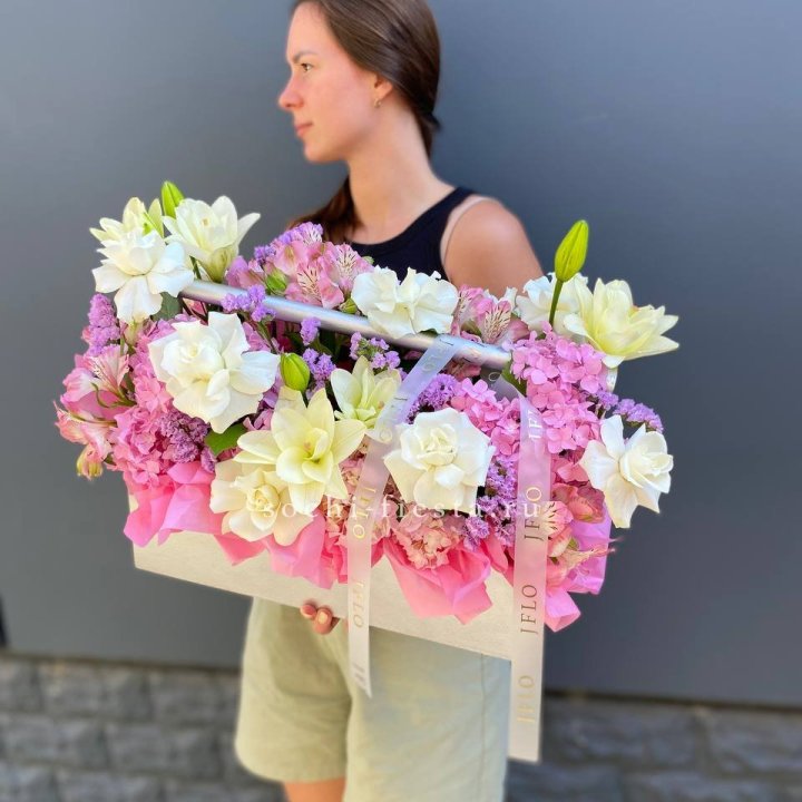 Большой бокс розовый в Вологде