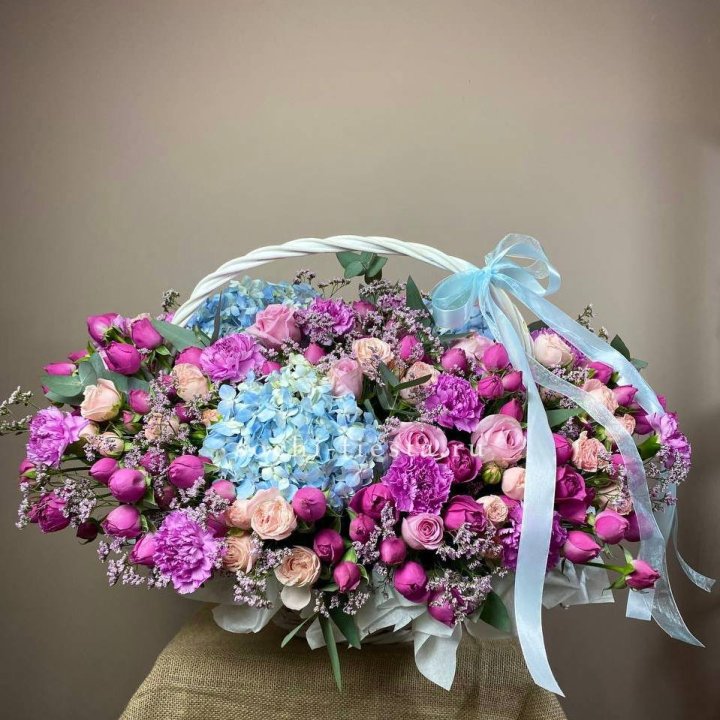 Авторская корзина "Лавандерия" в Вологде