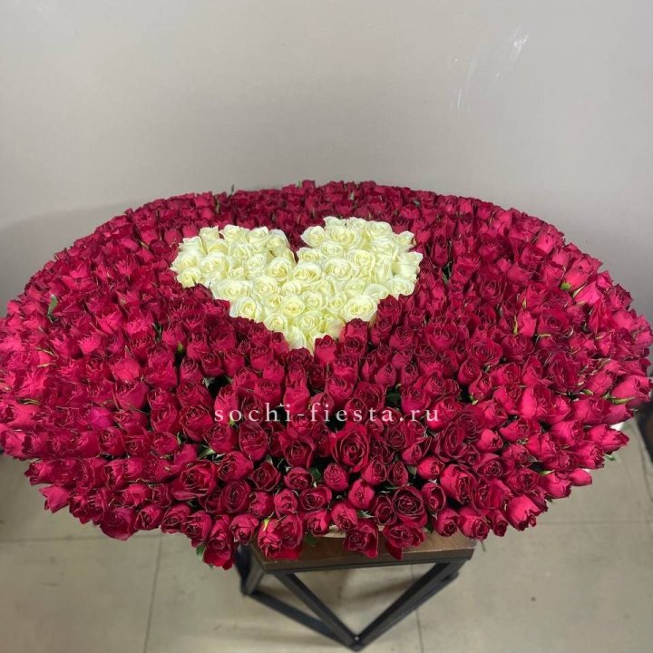 501 роза в корзине в Вологде