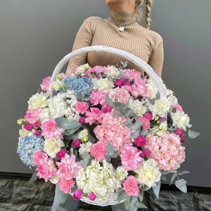 Цветочная корзина №3 в Вологде