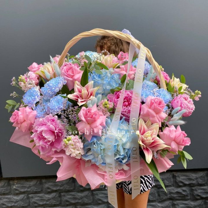 Яркая корзина "Летнее настроение" в Вологде