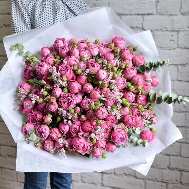 51 кустовая роза в Вологде