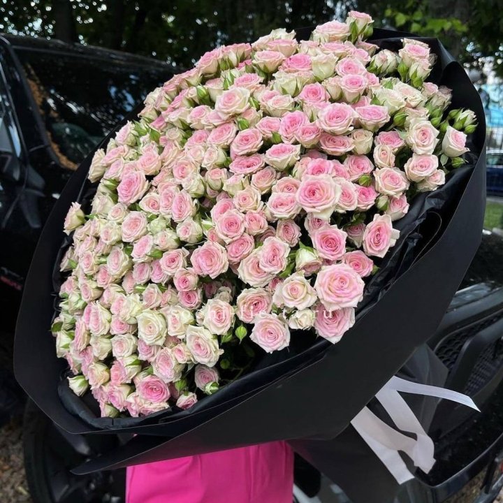 101 кустовая роза "Твистер" в Вологде