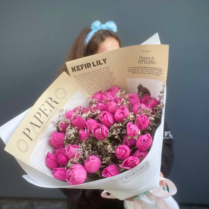 Пионовидные розы баблс №3 в Вологде