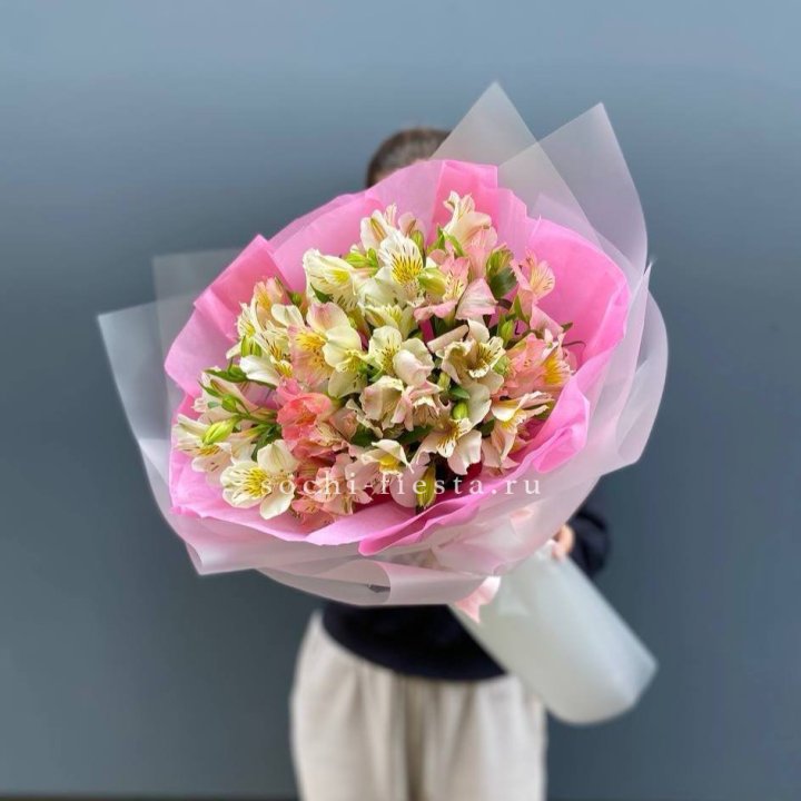 букет альстромерий "Черри" в Вологде