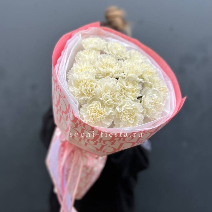 Белые диантусы №2 в Вологде