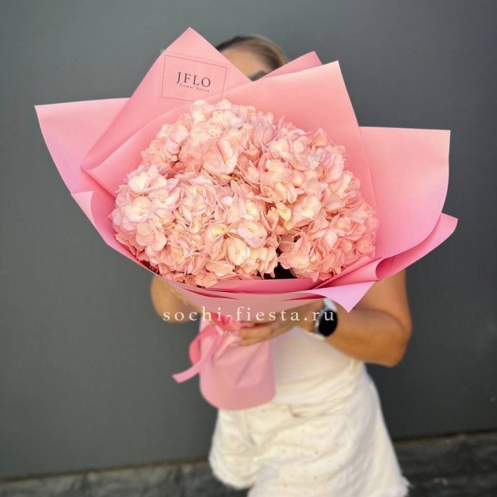 Букет гортензий "Крем" в Вологде