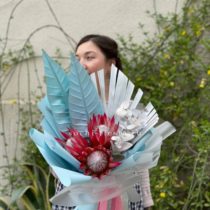 Букет из протеи "Клеопатра-2" в Вологде