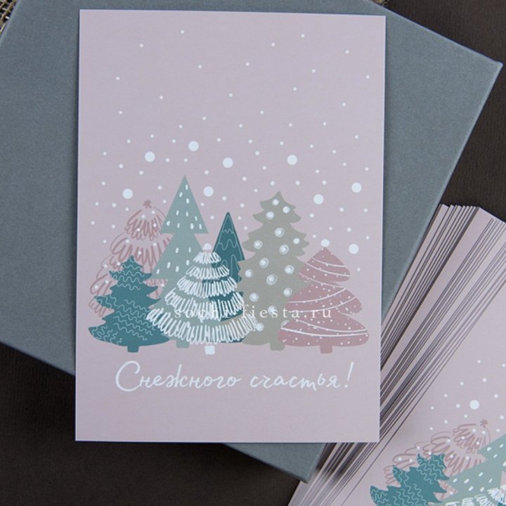 Открытка к букету "Снежного счастья" в Вологде