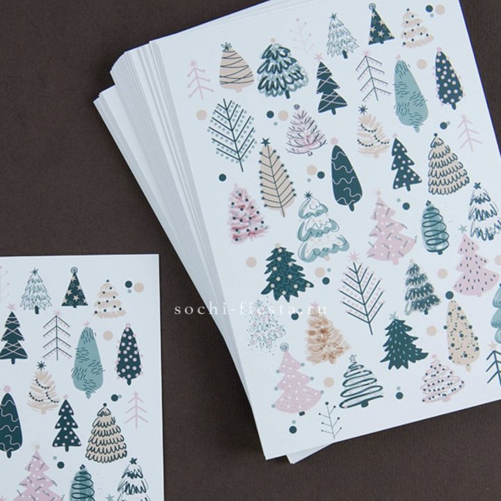 Открытка к букету "Елки" в Вологде