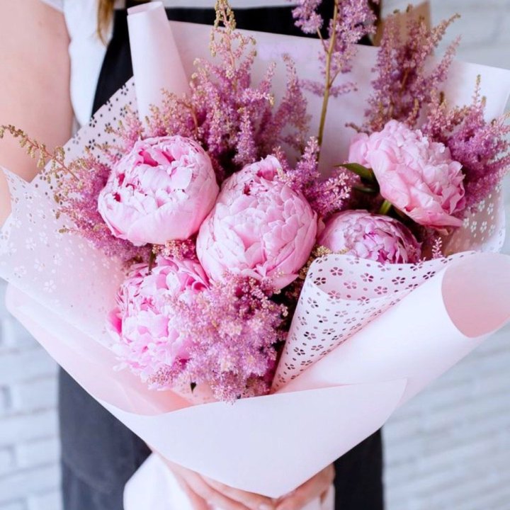Букет пионов "Мелиса" в Вологде